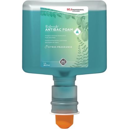 Picture of SC Johnson Antibacterial Foam Hand Soap for TouchFREE Ultra Dispensers - 40.6 fl oz (1200 mL) - Bacteria Remover - Hand - Moisturizing - Antibacterial - Green - Non-drying - 3 / Carton