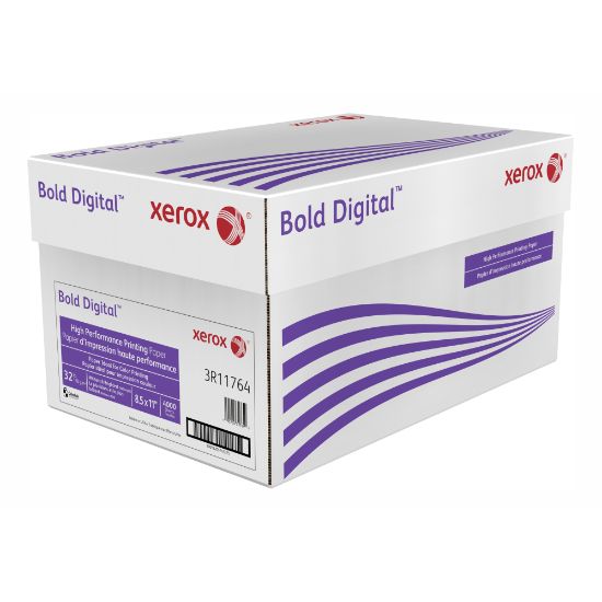 Picture of Xerox Bold Digital Printing Paper, Letter Size (8 1/2in x 11in), 100 (U.S.) Brightness, 32 Lb Text (120 gsm), FSC Certified, Ream Of 500 Sheets, Case of 8 Reams