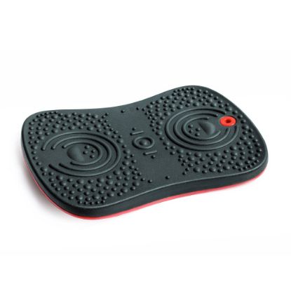 Picture of Floortex AFS-TEX Active Anti-Microbial Exercise Wobble Balance Board, 20in x 14in, Black