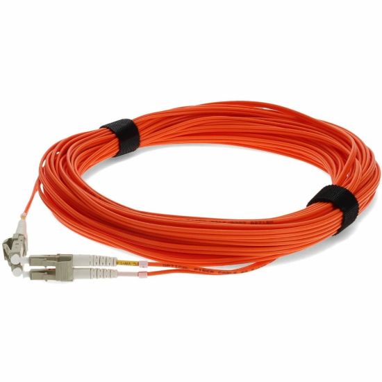 Picture of AddOn 25m LC OM1 Orange Patch Cable - Patch cable - LC multi-mode (M) to LC multi-mode (M) - 25 m - fiber optic - duplex - 62.5 / 125 micron - OM1 - halogen-free - orange