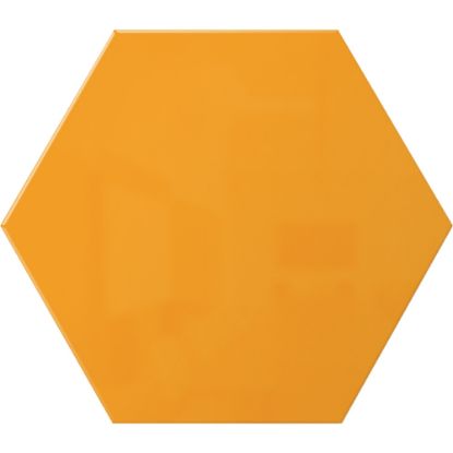 Picture of Ghent LINK Hex Premium Magnetic Marker Board, 18inH x 21inW, Marigold