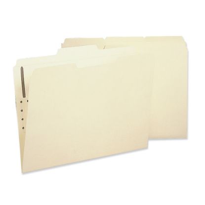 Picture of Sparco 1/3-Cut 2-Ply Fastener Folders, Letter Size, 1 Fastener, Manila, Box Of 50