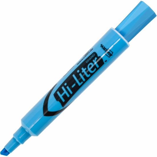 Picture of Avery Desk Style Highlighters, Chisel Point, Light Blue, Pack Of 12