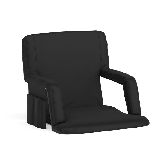 Picture of Flash Furniture Reclining Stadium Chair, Black