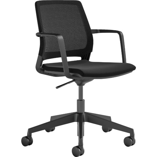 Picture of Safco Medina Mesh Mid-Back Conference Chair, Black