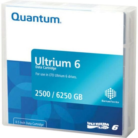 Picture of Quantum MR-L6MQN-01 LTO Ultrium 6 Data Cartridge - LTO-6 - 2.50 TB (Native) / 6.25 TB (Compressed) - 2775.59 ft Tape Length