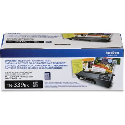 Picture of Brother TN-339 Black High Yield Toner Cartridge, TN-339BK