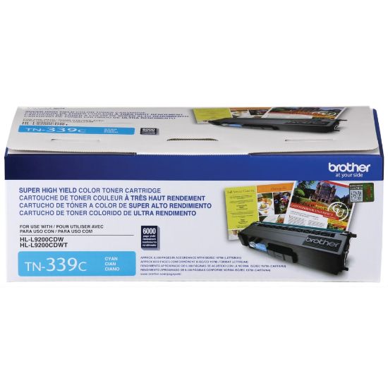 Picture of Brother TN-339 Cyan High Yield Toner Cartridge, TN-339C