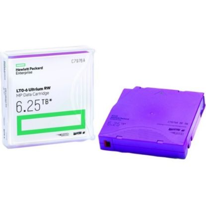 Picture of HPE LTO-6 Ultrium 6.25TB MP RW Non Custom Labeled Data Cartridge 20 Pack - LTO-6 - Rewritable - Labeled - 2.50 TB (Native) / 6.25 TB (Compressed) - 2775.59 ft Tape Length - 20 Pack