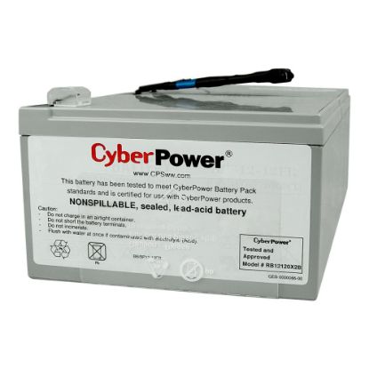 Picture of CyberPower RB12120X2B - UPS battery - 2 x battery - lead acid - 12 Ah - for Smart App Sinewave PR1000LCD