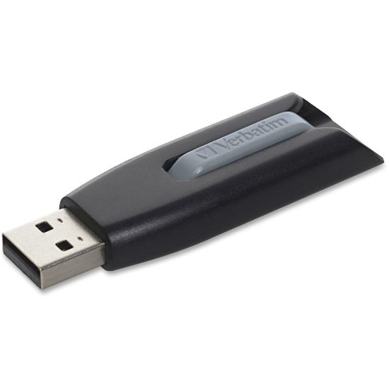 Picture of Verbatim Store "n Go V3 USB 3.0 Flash Drive, 256GB, Gray