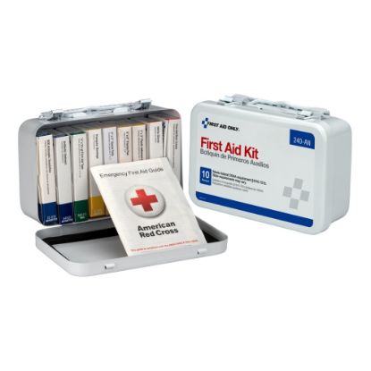 Picture of First Aid Only Unitized First Aid Kit, White, 65 Pieces