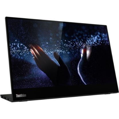 Picture of Lenovo ThinkVision M14t 14in LCD Touchscreen Monitor - 16:9 - 6 ms Extreme Mode - 14in Class - 10 Point(s) Multi-touch Screen - 1920 x 1080 - Full HD - In-plane Switching (IPS) Technology - 16.7 Million Colors - 300 Nit