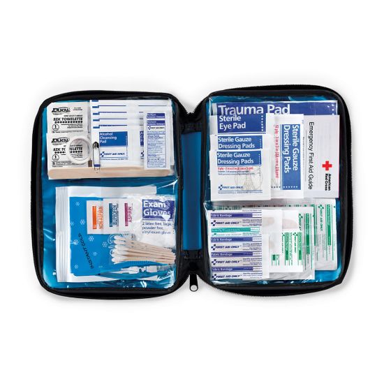 Picture of First Aid Only All Purpose Softsided First Aid Kit, Blue, 131 Pieces