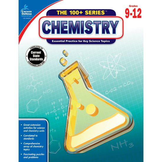 Picture of Carson-Dellosa Chemistry Workbook, Grades 9-12