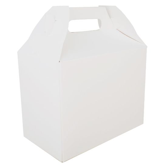 Picture of SCT Carryout Barn Boxes, 5inH x 8 7/8inW x 6 3/4inD, White, Carton Of 150 Boxes