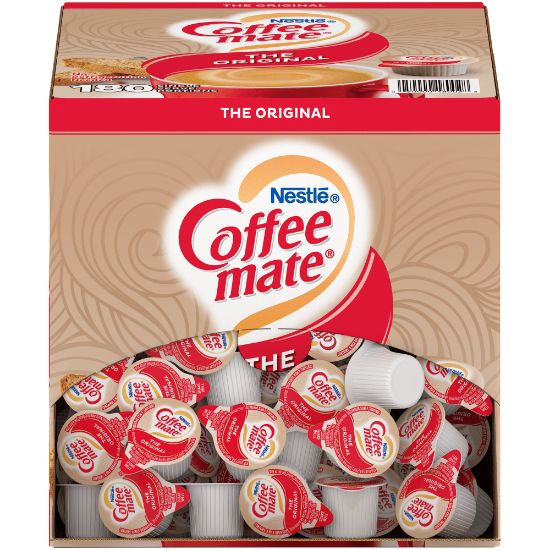 Picture of Nestle Coffee-mate Coffee Creamer Original Liquid Creamer Singles, 0.375 Oz, Box Of 180