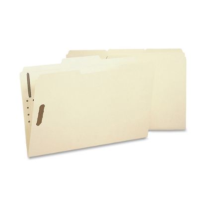 Picture of Sparco 1/3-Cut 2-Ply Fastener Folders, Legal Size, 2 Fasteners, Manila, Box Of 50