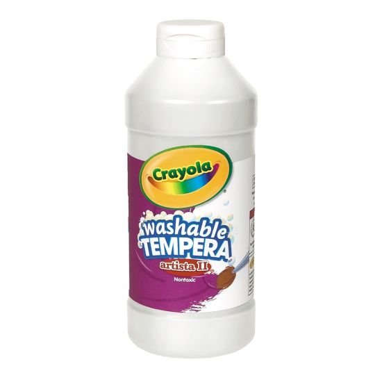 Picture of Crayola Artista II Tempera Paint, 16 Oz, White