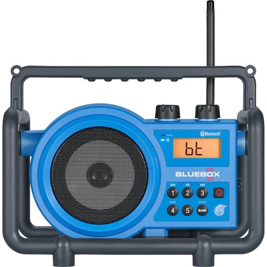 Picture of Sangean FM / AM / Bluetooth / Aux-in Ultra Rugged Digital Tuning Receiver - 5 x AM, 5 x FM - LCD Display - 4 x C - Desktop