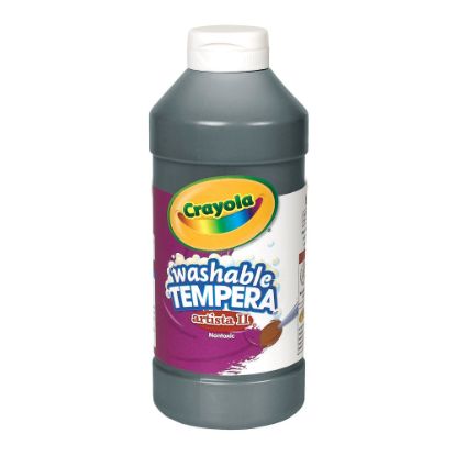 Picture of Crayola Artista II Tempera Paint, 16 Oz, Black