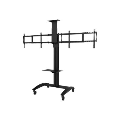 Picture of Peerless-AV SmartMount Flat-Panel Video Conferencing TV Cart, 78.1inH x 70.3inW x 29inD, Black