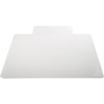 Picture of Deflecto Vinyl Chair Mat With Lip For Medium Pile Carpet, 36in x 48in, Clear