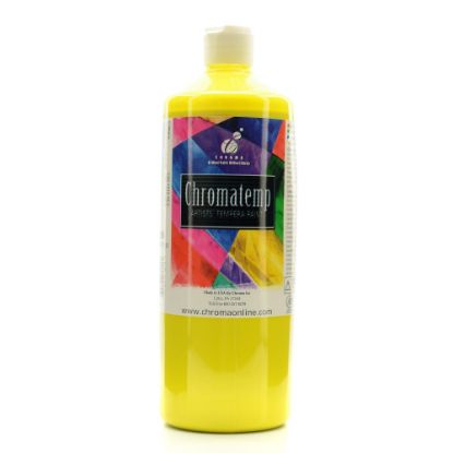 Picture of Chroma ChromaTemp Artists Tempera Paint, 32 Oz, Yellow