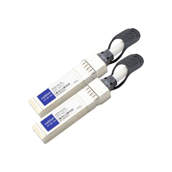 Picture of AddOn - 10GBase direct attach cable - TAA Compliant - SFP+ to SFP+ - 5 m - fiber optic - active