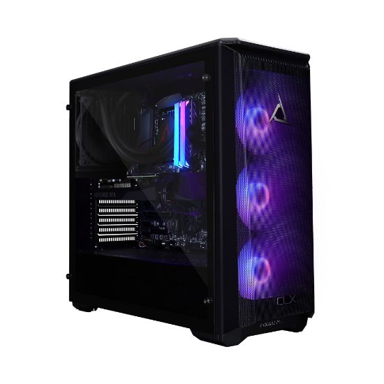 Picture of CLX SET TGMSETRTH0B10BM Liquid-cooled Desktop PC, AMD Ryzen 9 5900X 3.70GHz 12-Core, 32GB Memory, 480GB SATA III Solid State Drive and 3TB Hard Drive, Windows 11 Home, NVIDIA GeForce RTX 3080 10GB, WiFi