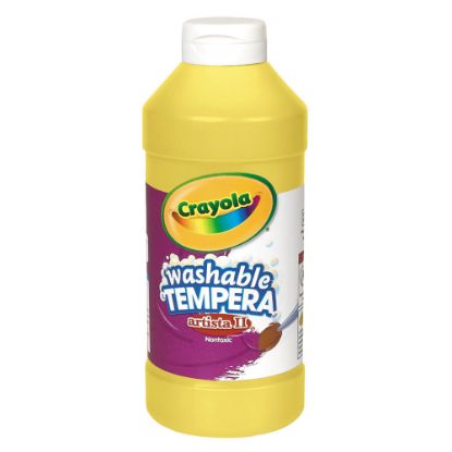 Picture of Crayola Artista II Tempera Paint, 16 Oz, Yellow