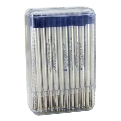 Picture of Monteverde Soft Roll Parker Style Ballpoint Refills, Medium Point, 0.7 mm, Blue/Black, Pack Of 50