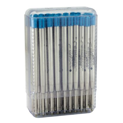 Picture of Monteverde Soft Roll Parker Style Ballpoint Refills, Medium Point, 0.7 mm, Blue, Pack Of 50