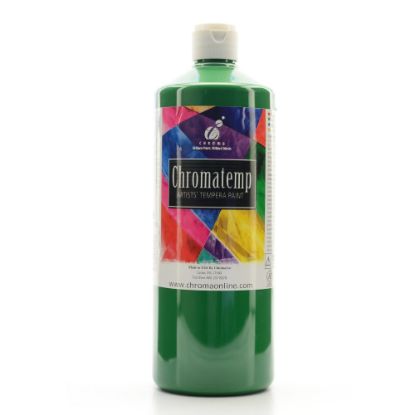 Picture of Chroma ChromaTemp Artists Tempera Paint, 32 Oz, Green