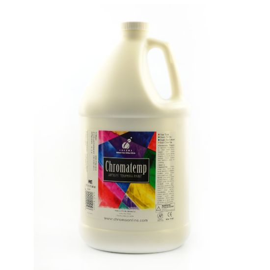 Picture of Chroma ChromaTemp Artists Tempera Paint, 1 Gallon, White