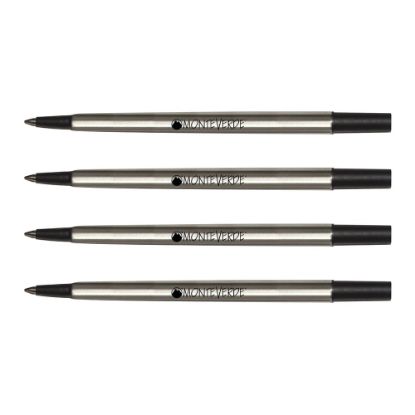 Picture of Monteverde Rollerball Refills For Parker Rollerball Pens, Fine Point, 0.5 mm, Black, Pack Of 4 Refills