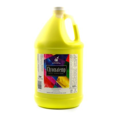 Picture of Chroma ChromaTemp Artists Tempera Paint, 1 Gallon, Yellow