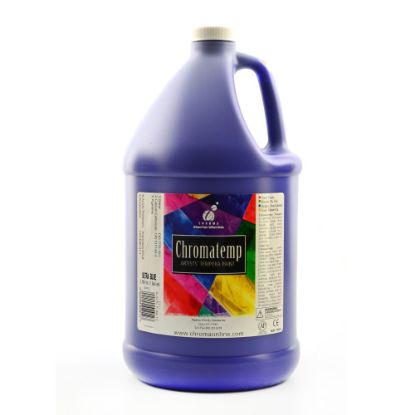 Picture of Chroma ChromaTemp Artists Tempera Paint, 1 Gallon, Ultra Blue