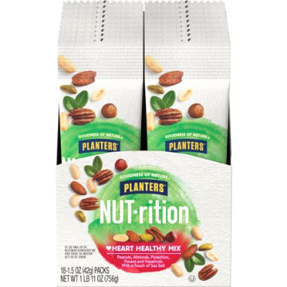 Picture of Planters Nut-Rition Heart Healthy Mix, 1.5 Oz, Box Of 18 Packs