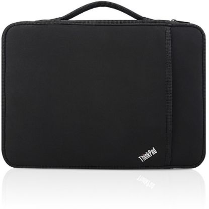 Picture of Lenovo Carrying Case (Sleeve) for 12in Notebook - Black - Dust Resistant Interior, Scratch Resistant Interior, Shock Resistant Interior, Scrape Resistant Interior - Hand Strap