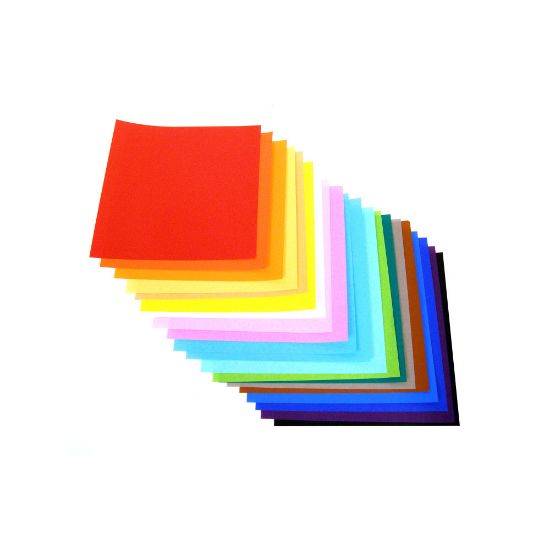 Picture of Yasutomo Fold-ems Origami Paper, 9 3/4in, Assorted Bright Colors, Pack Of 100