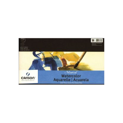 Picture of Canson Montval Watercolor Paper, 10in x 15in, 12 Sheets, Pack Of 2