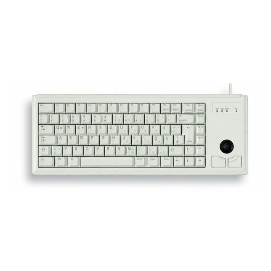 Picture of CHERRY ML4420 - Keyboard - PS/2 - US - light gray