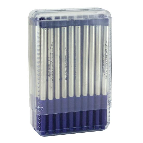 Picture of Monteverde Ballpoint Refills For Sheaffer Ballpoint Pens, Medium Point, 0.7 mm, Blue/Black, Pack Of 50 Refills