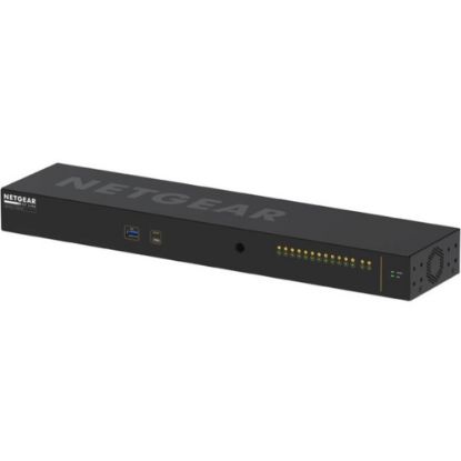 Picture of Netgear AV Line M4250-12M2XF 12x2.5G and 2xSFP+ Managed Switch (MSM4214X) - 12 Ports - Manageable - 3 Layer Supported - Modular - 37.90 W Power Consumption - Optical Fiber, Twisted Pair - 1U High - Rack-mountable - Lifetime Limited Warranty