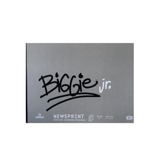 Picture of Canson Biggie Jr. Newsprint Pads, 18in x 24in, 100% Recycled, 50 Sheets Per Pad, Pack Of 2 Pads