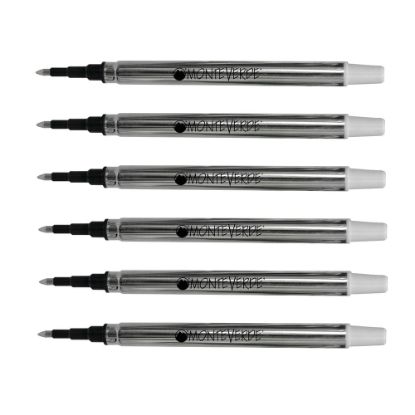 Picture of Monteverde Rollerball Refills For Sheaffer Rollerball Pens, Fine Point, 0.5 mm, Black, Pack Of 6 Refills