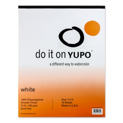 Picture of Yupo Watercolor Pad, 11in x 14in, 10 Sheets