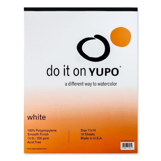 Picture of Yupo Watercolor Pad, 11in x 14in, 10 Sheets