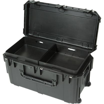 Picture of SKB Cases iSeries Protective Case Footlocker With Removable Trays, 29inH x 14inW x 15inD, Black